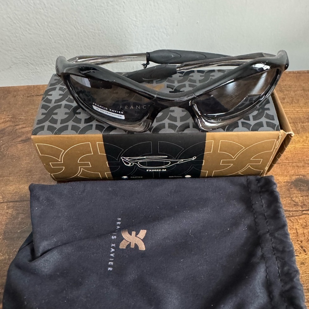 Francis Xavier Black Sunglasses Unisex